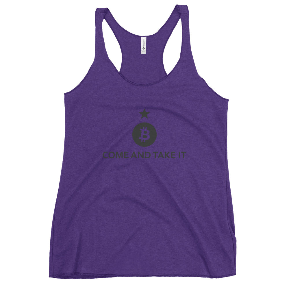 Come And Take It Women's Racerback Tank Top