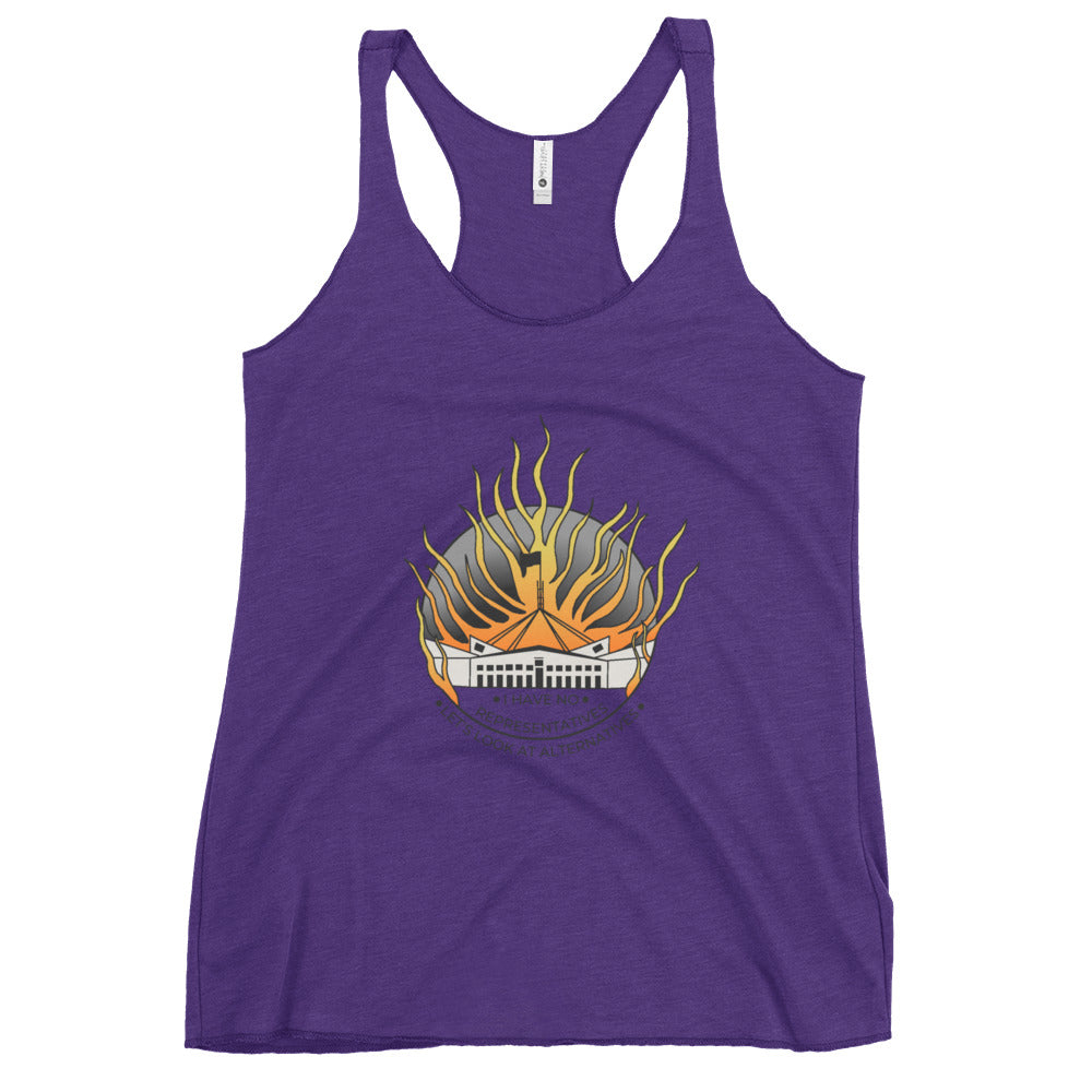 No Representatives Women's Racerback Tank Top
