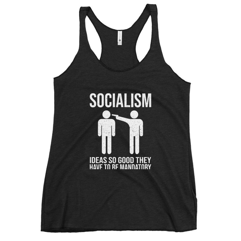 Ideas So Good They Have To Be Mandatory Women's Racerback Tank Top