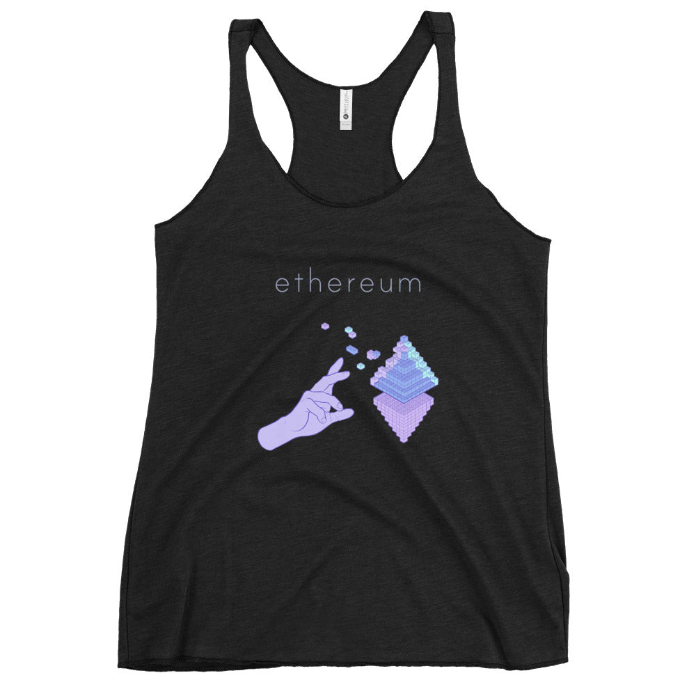 Ethereum Women's Racerback Tank Top