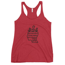 Load image into Gallery viewer, Decentralize Your Mind Women&#39;s Racerback Tank Top

