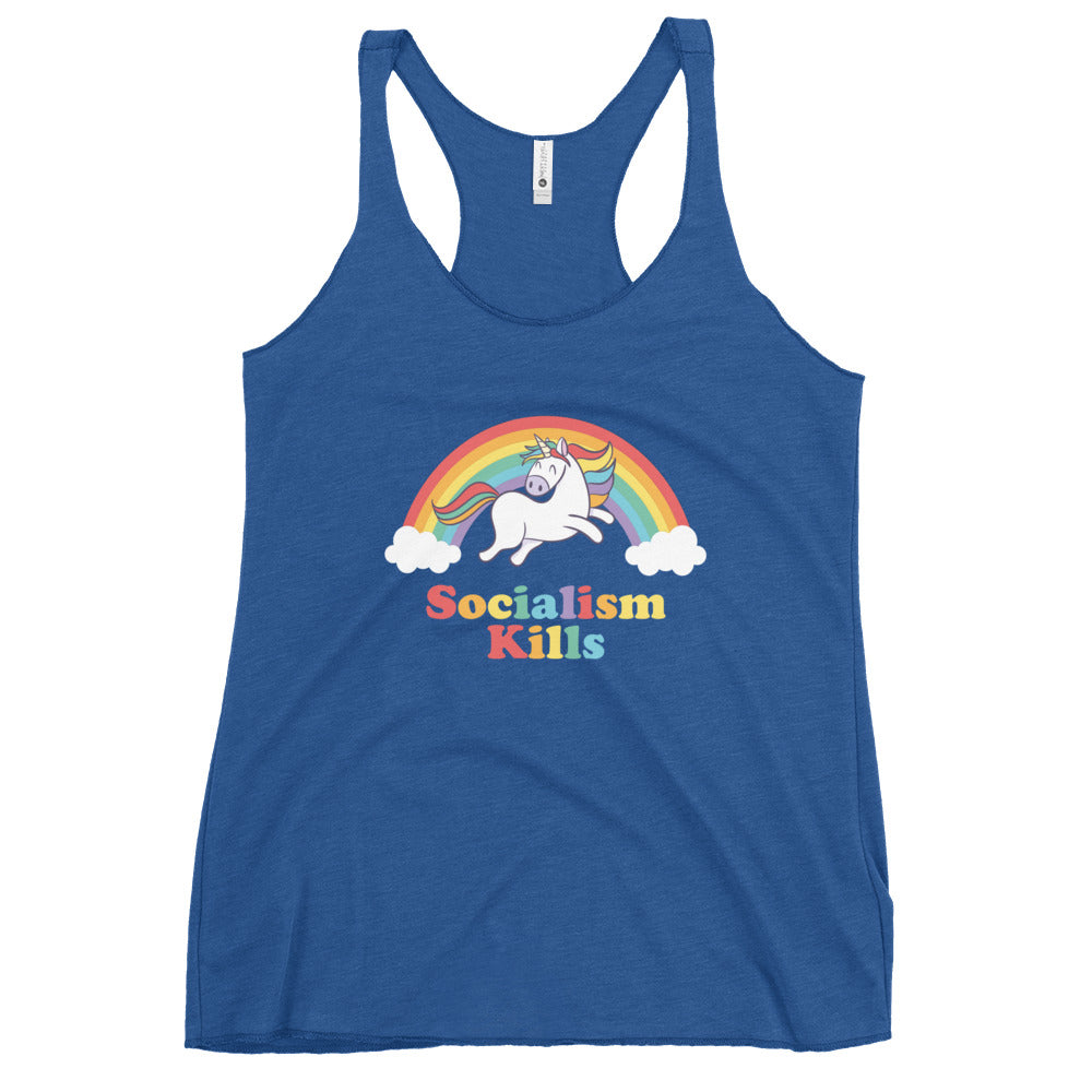 Socialism Kills Women's Racerback Tank Top